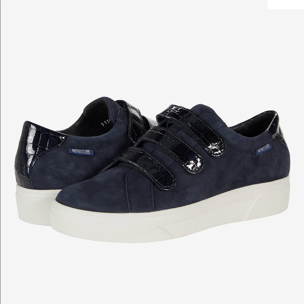 Mephisto Frederica leather street sneaker size 8